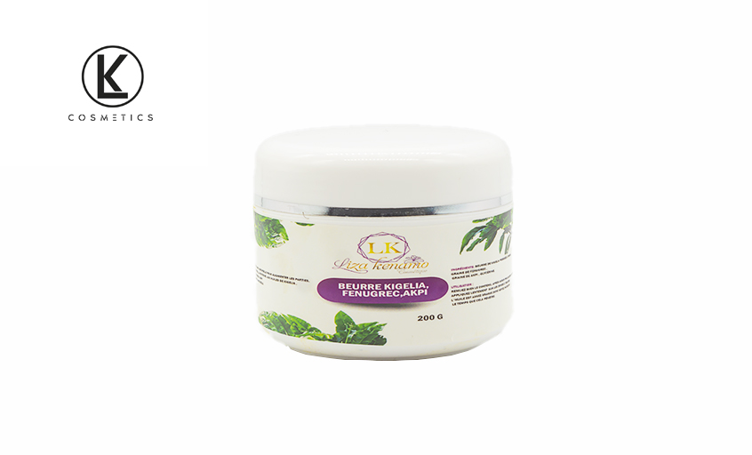 Bio Naturelle Crème Akpi -fenugrec-kigelia+ Seins - Fesses - Hanches - 200  Gr (pot Blanc ou transparent)